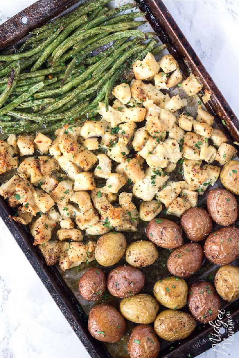 One Pan Baked Chicken and Veggies