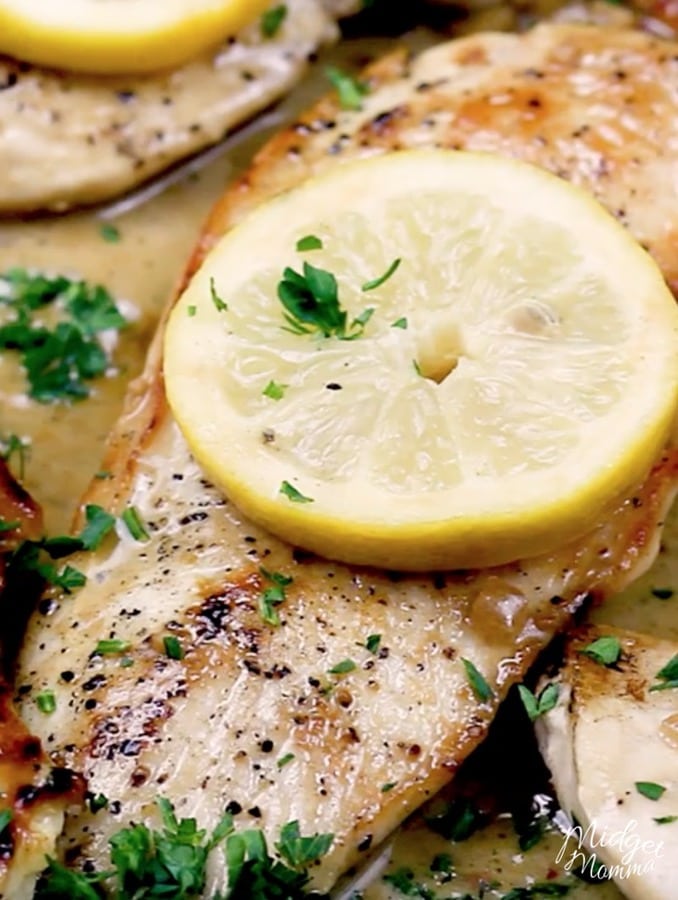 One Pan lemon Garlic Chicken