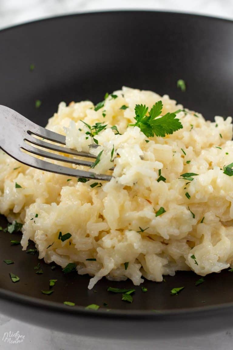 Creamy Parmesan Rice • MidgetMomma