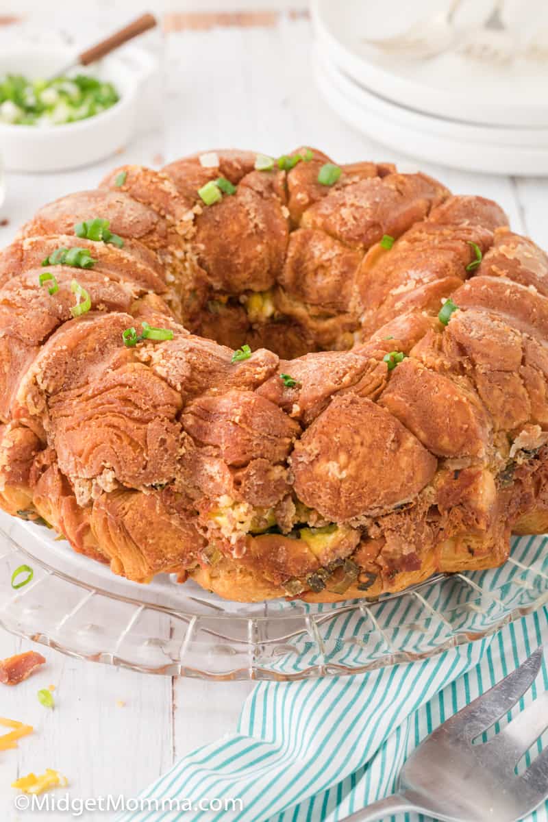 Bacon Egg & Cheese Breakfast Monkey Bread