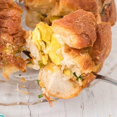 Bacon Egg and cheese monkey bread
