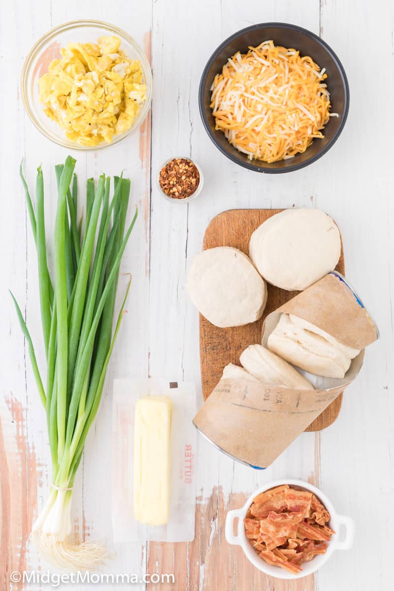 Bacon Egg & Cheese Breakfast Monkey Bread ingredients