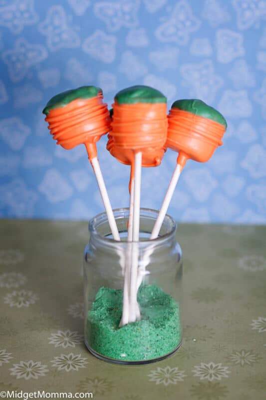 Carrot Marshmallow Pops