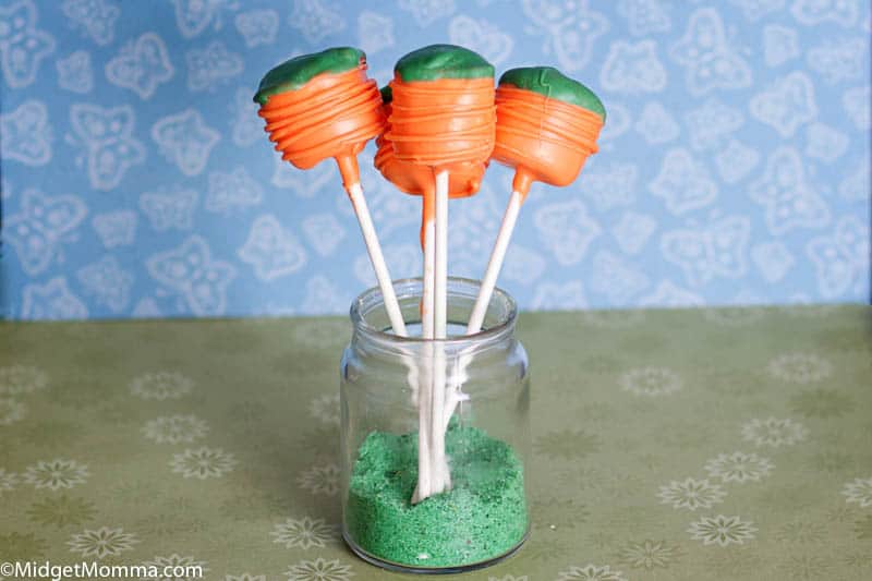 Carrot Marshmallow Pops