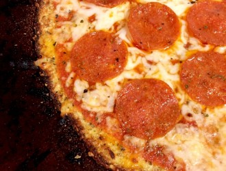 Cauliflower Pizza Crust.