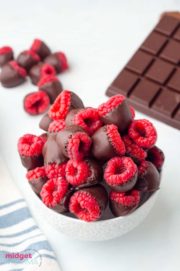 Chocolate Covered Raspberries • MidgetMomma