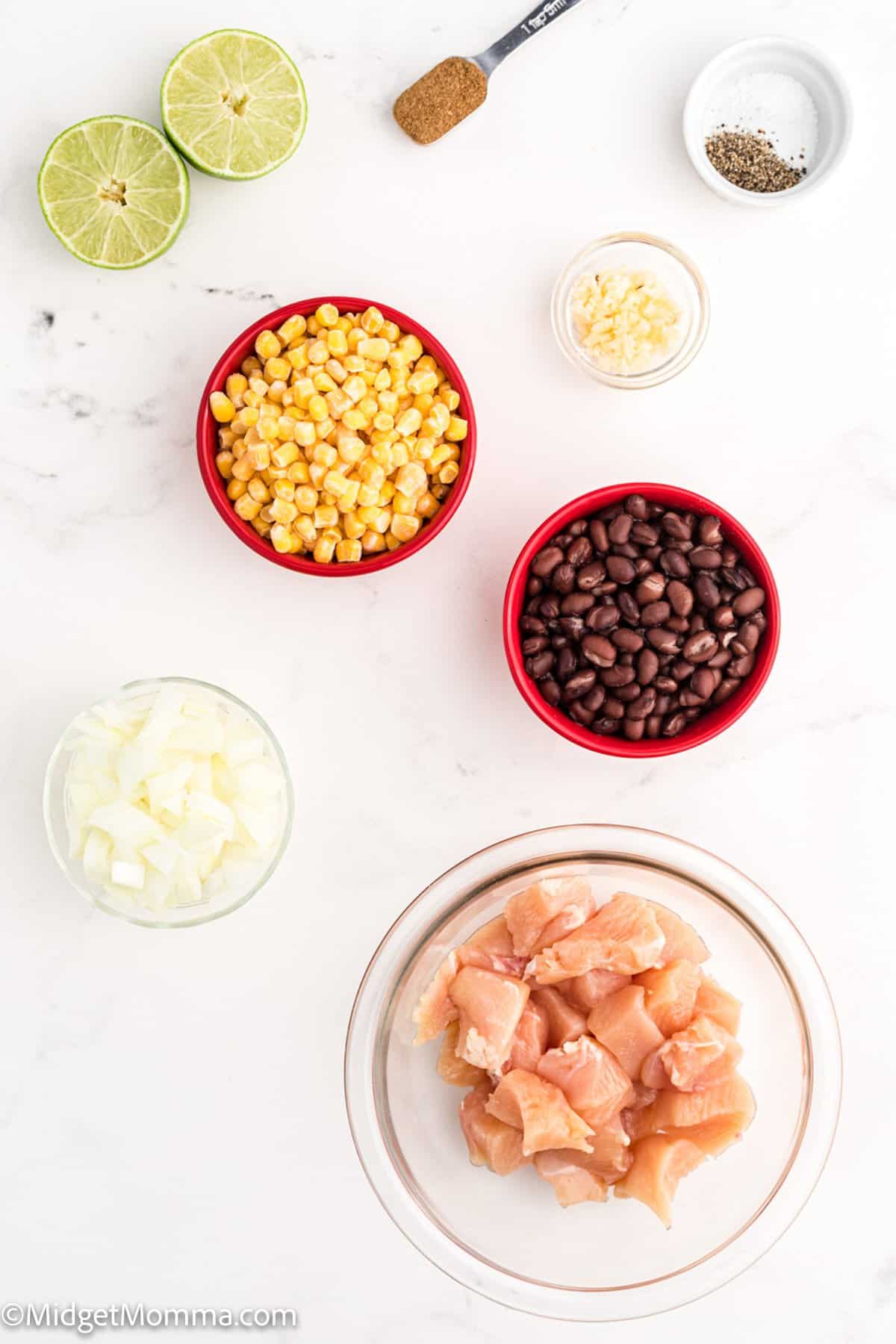 Slow Cooker Mexican Chicken and Rice ingredients