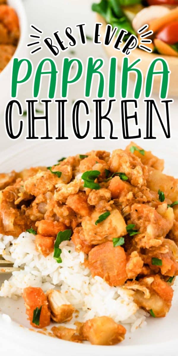 Slow Cooker Paprika Chicken • MidgetMomma