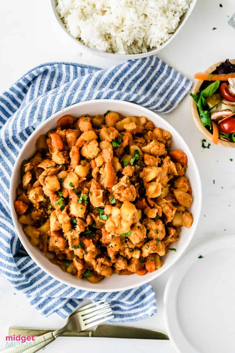 paprika chicken in a bowl