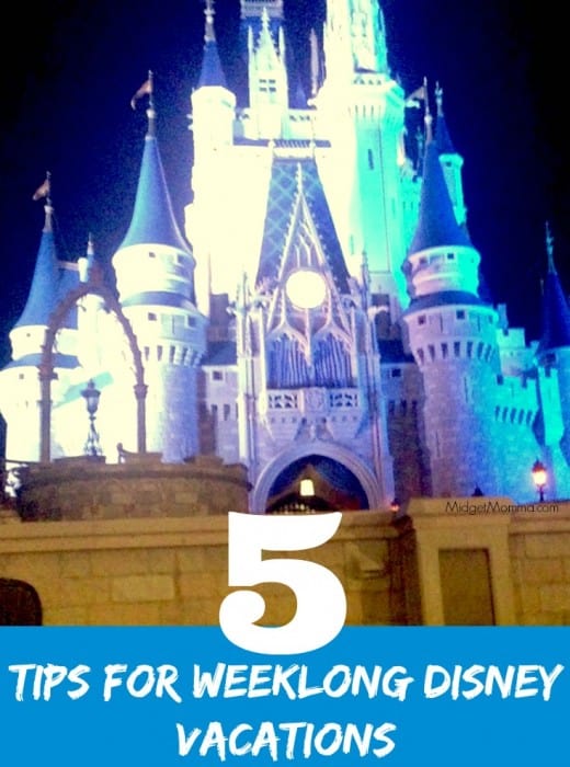 Weeklong Disney Vacations tips