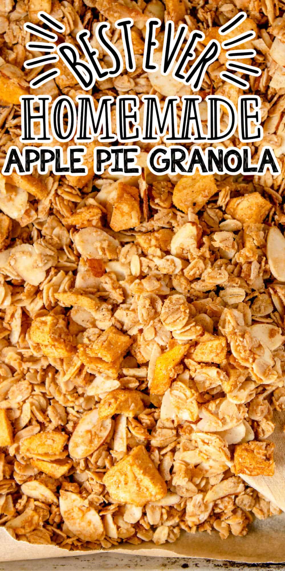 Apple Pie Homemade Granola Recipe • MidgetMomma