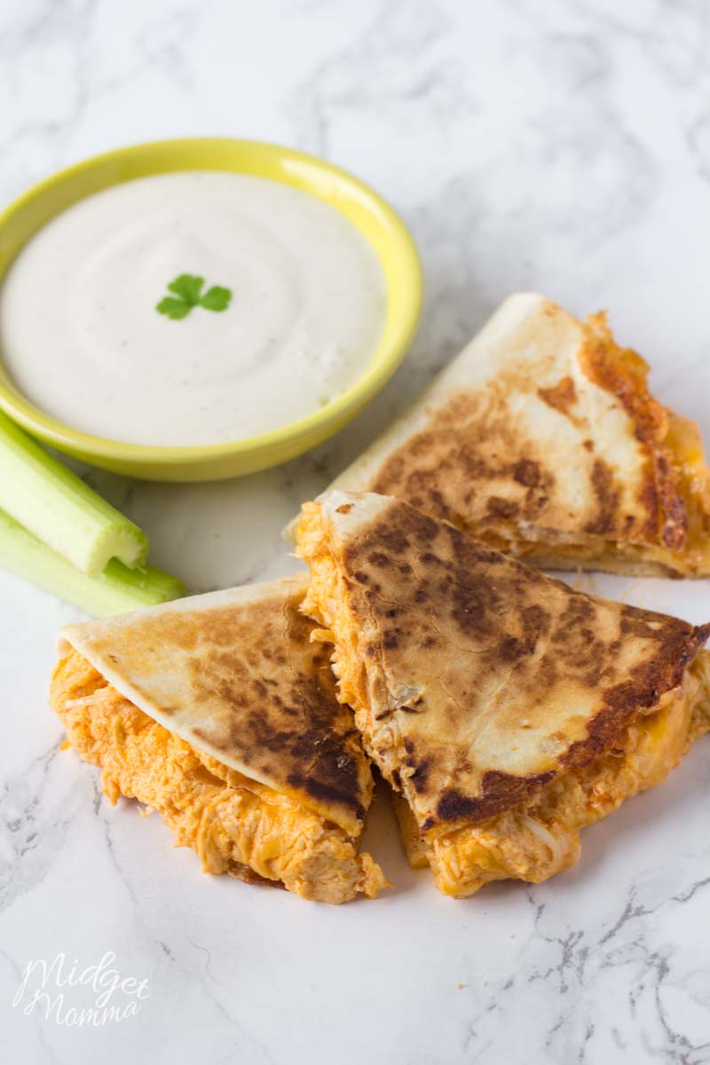 Buffalo Chicken Quesadilla 2