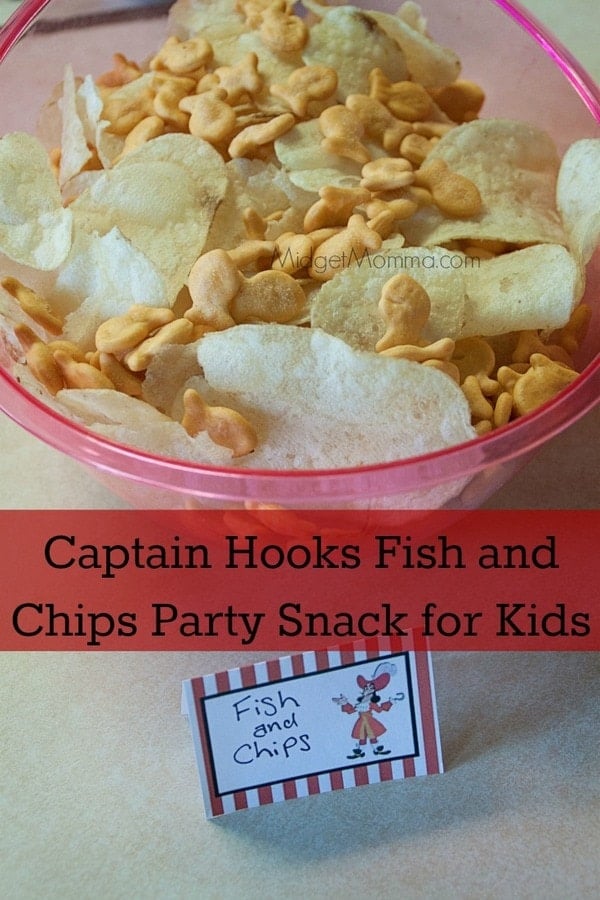 Captain Hooks Fish and Chips Party Snack for Kids • MidgetMomma