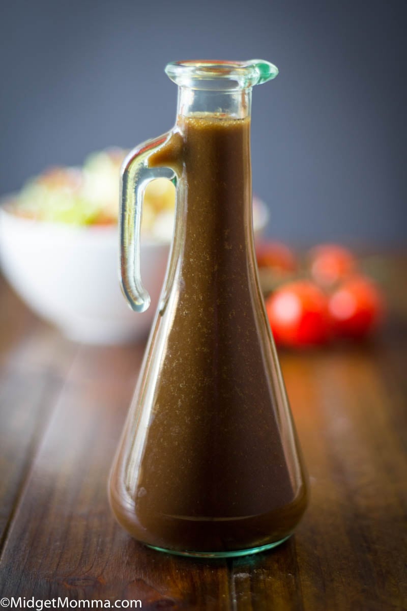 Homemade balsamic dressing