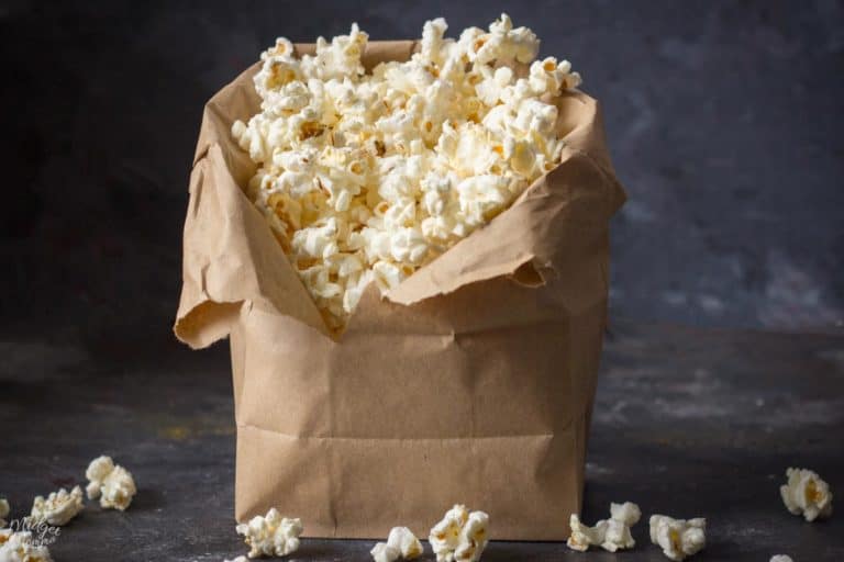How to Make Microwave Popcorn In a Paper bag • MidgetMomma