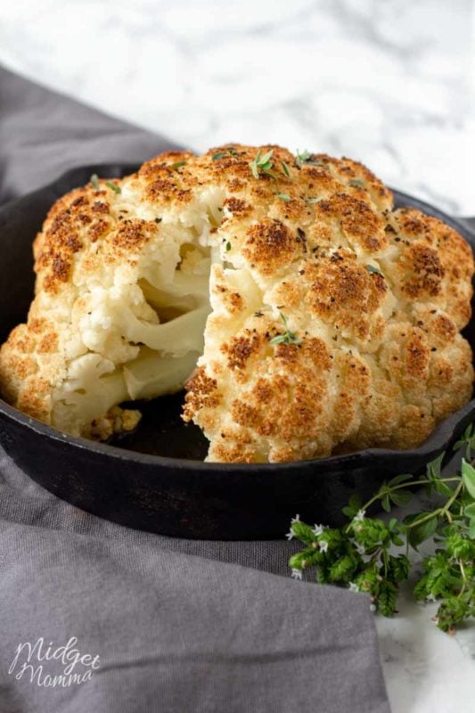 The Best Ever Whole Roasted Cauliflower Recipe