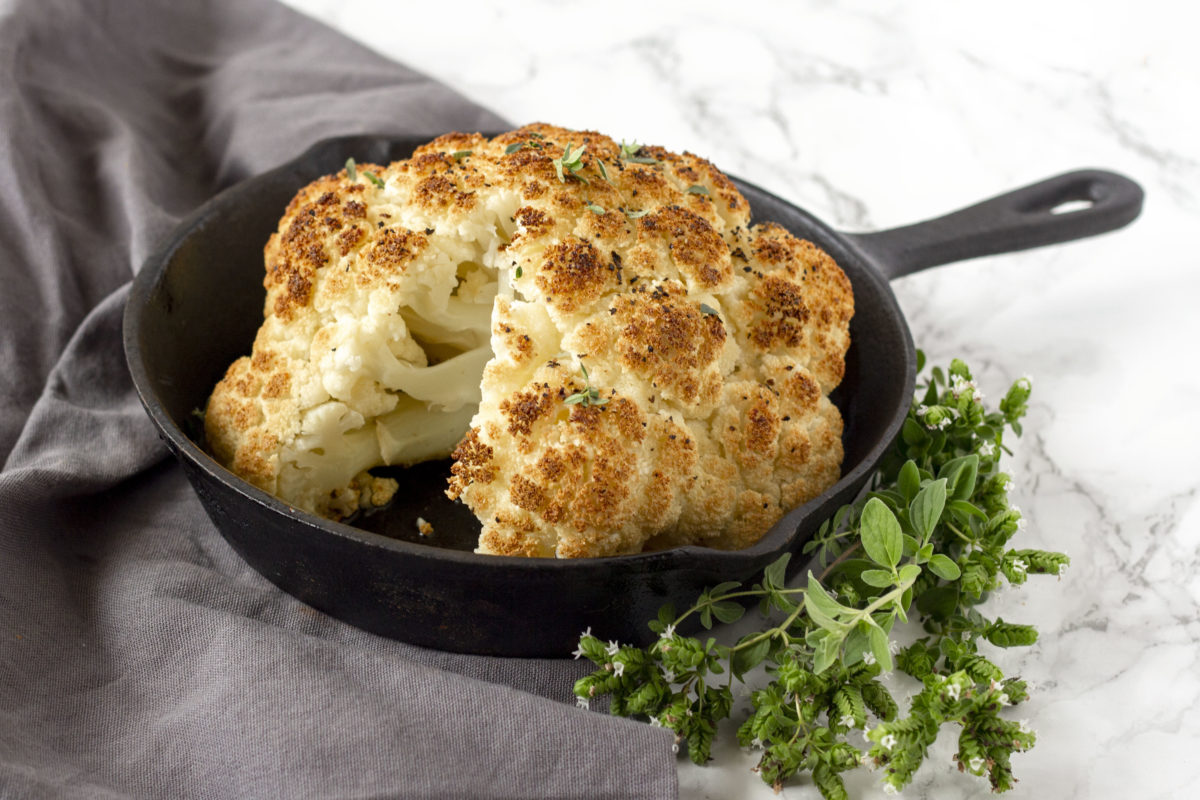 Whole Roasted Cauliflower