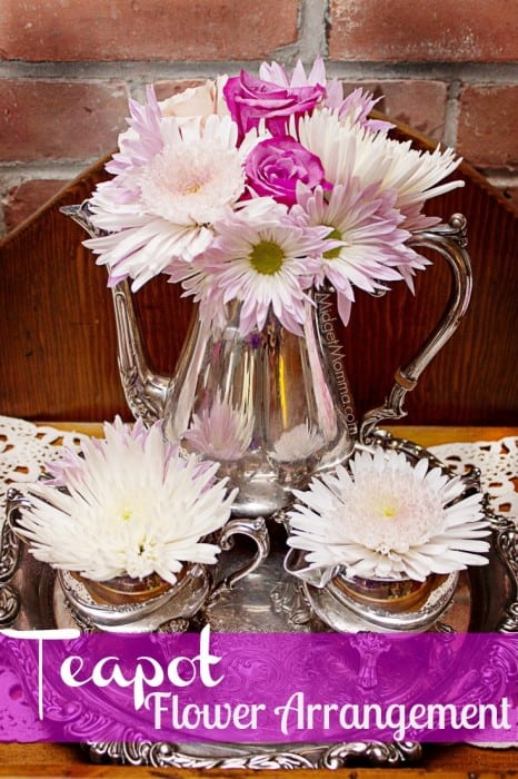 Teapot Flower Arrangement