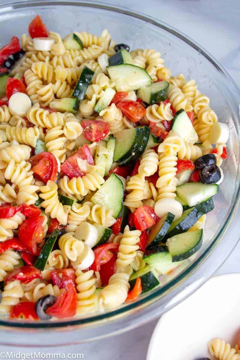 Cold Pasta Salad With Italian Dressing