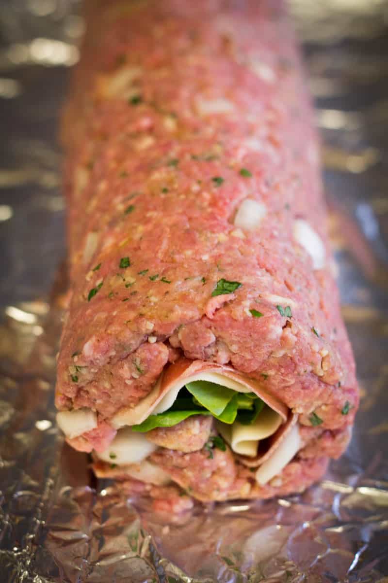 Meatloaf Brasciole Recipe - Italian Stuffed Meatloaf (Italian Stuffed ...