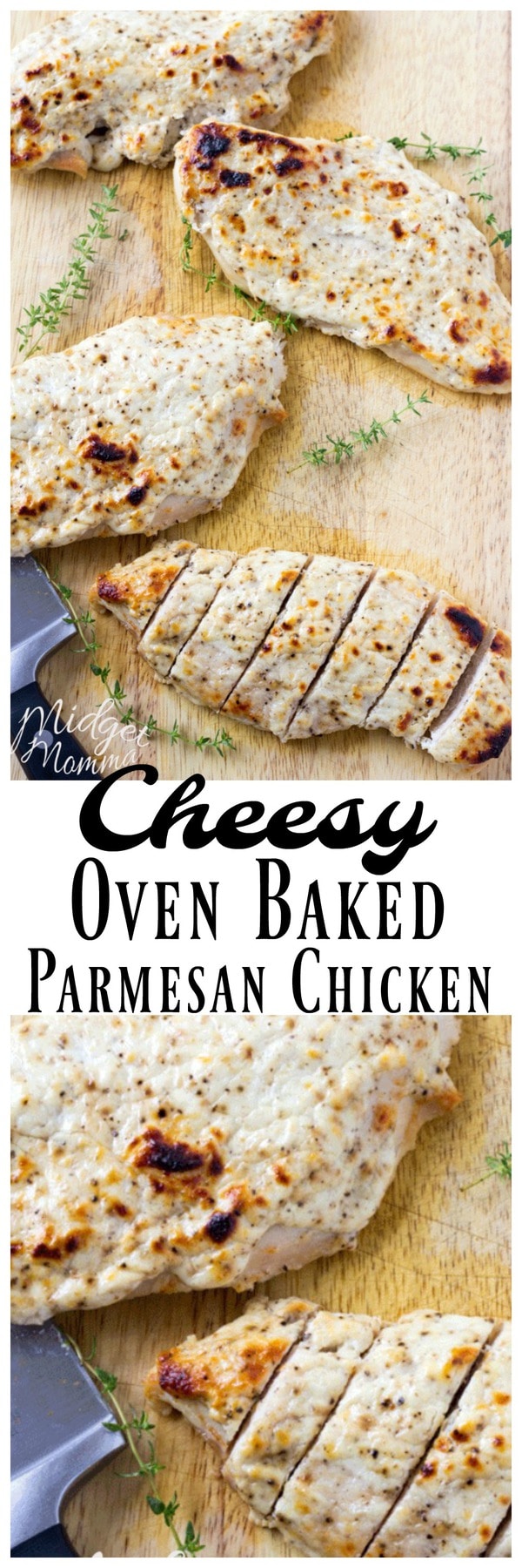Cheesy Oven Baked Parmesan Chicken