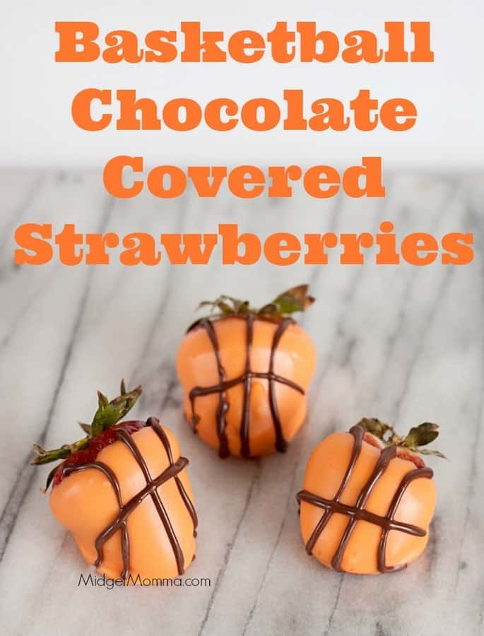 Basketball Chocolate Covered Strawberries • MidgetMomma Basketball Chocolate Covered Strawberries • MidgetMomma