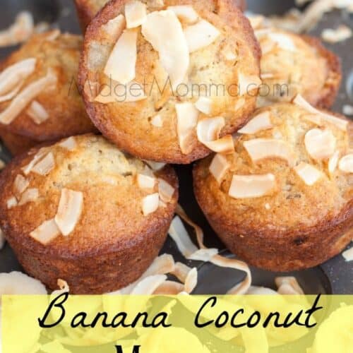 Banana Coconut Muffins