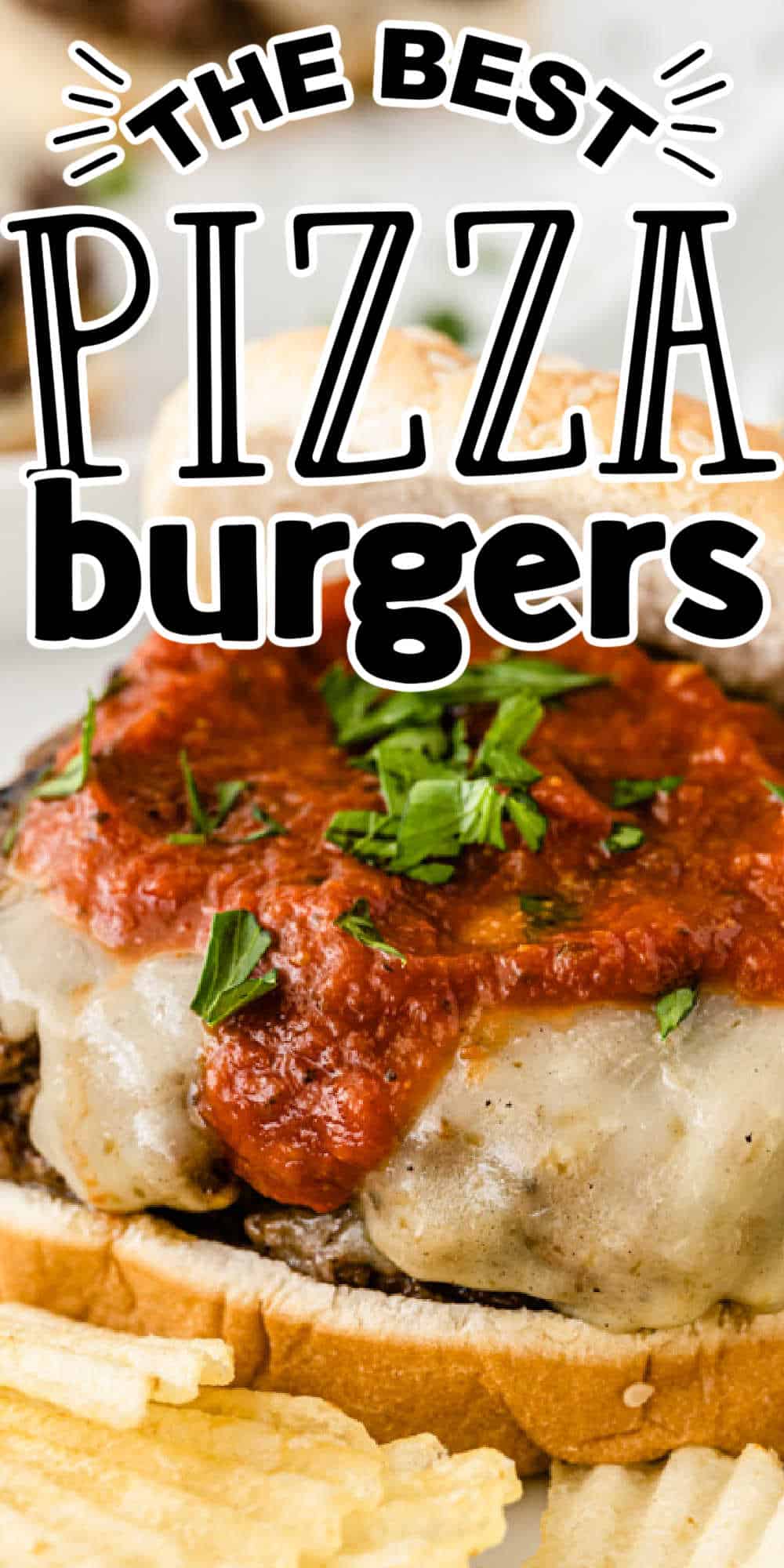 The Best Pizza Burger Recipe • MidgetMomma