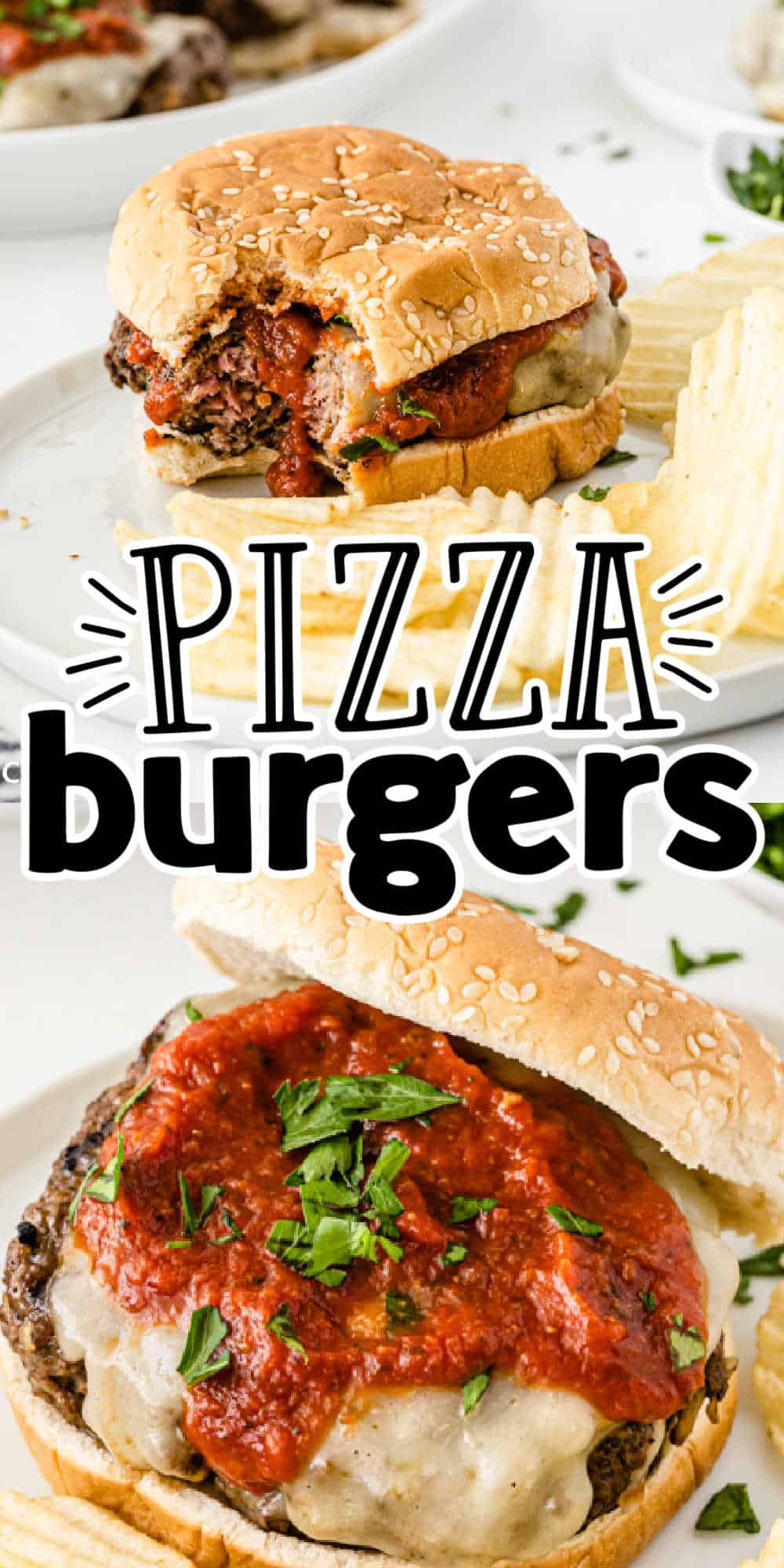 The Best Pizza Burger Recipe • MidgetMomma