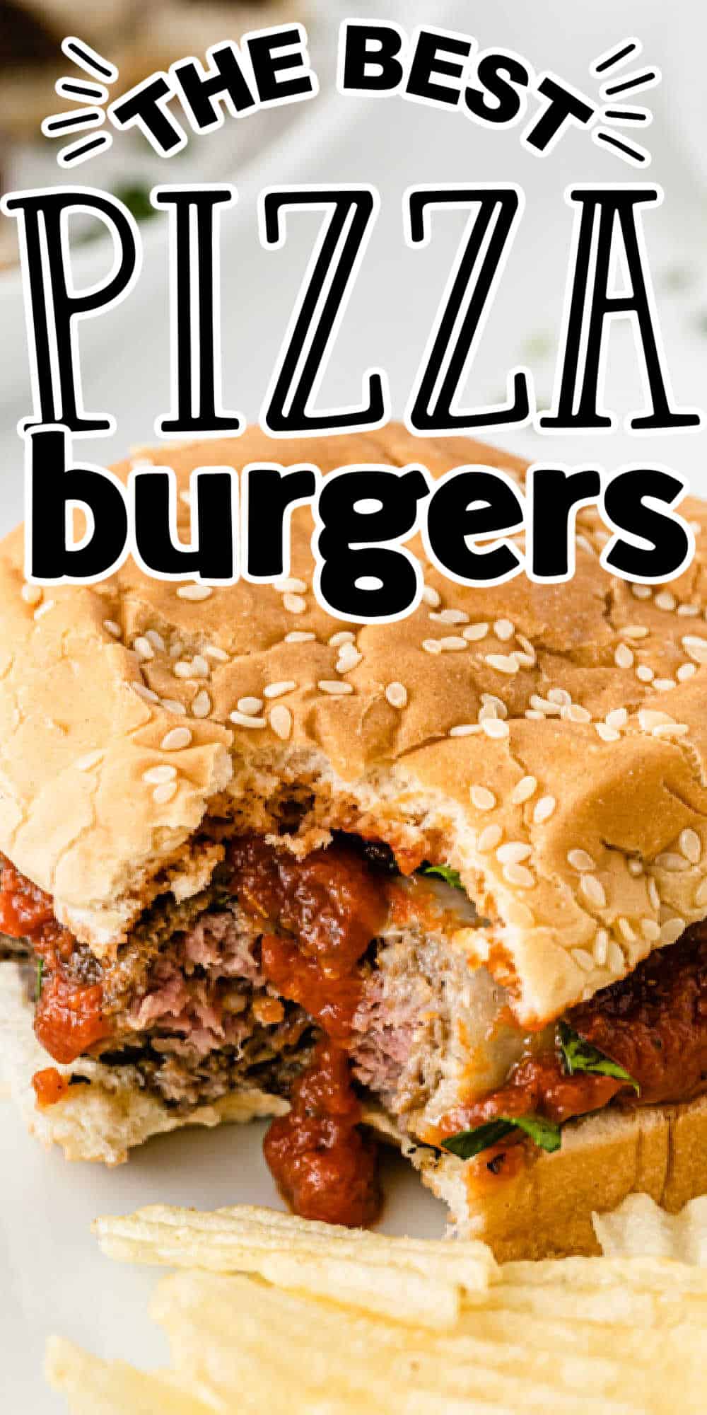 The Best Pizza Burger Recipe • MidgetMomma
