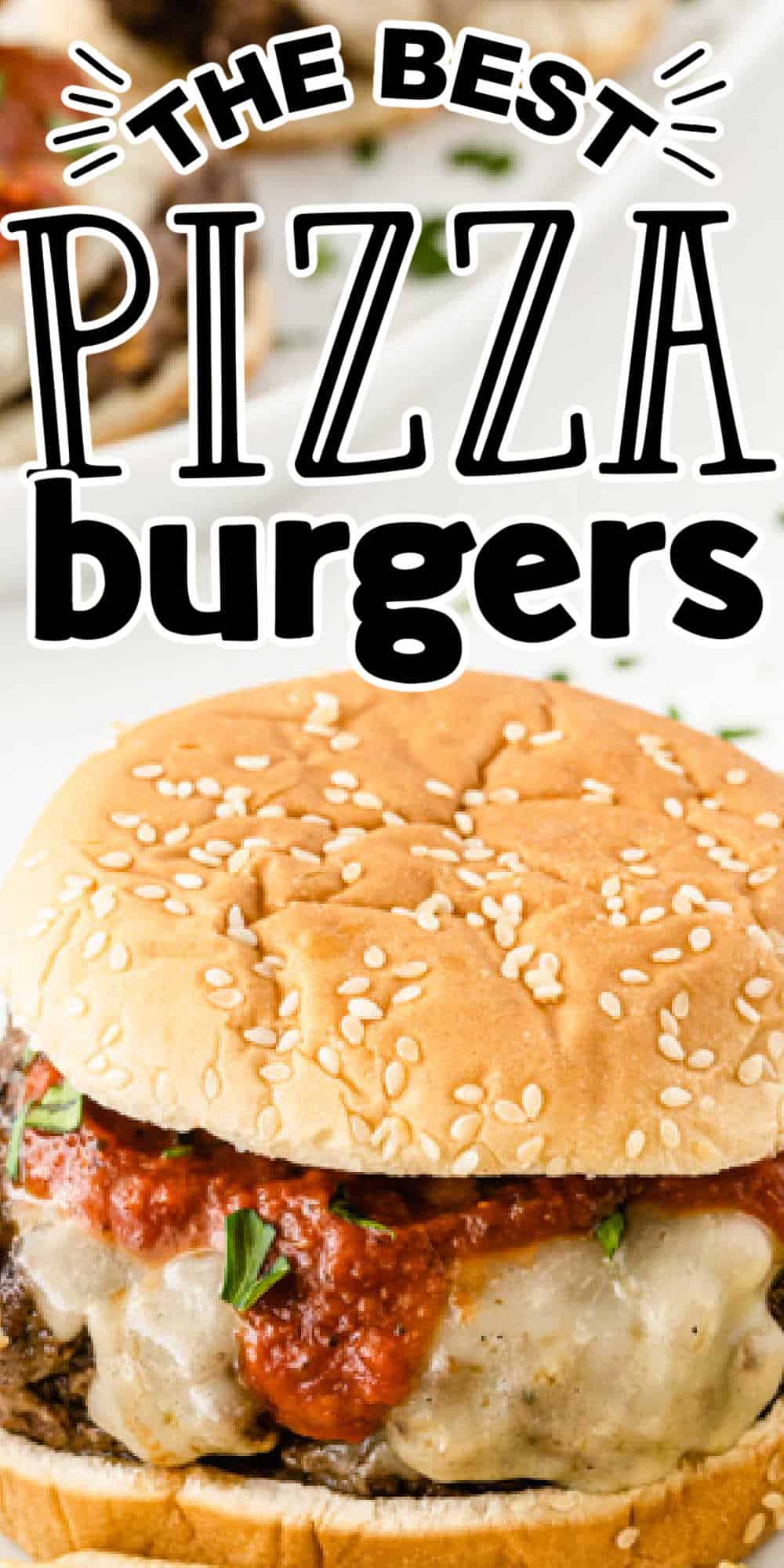 The Best Pizza Burger Recipe • MidgetMomma