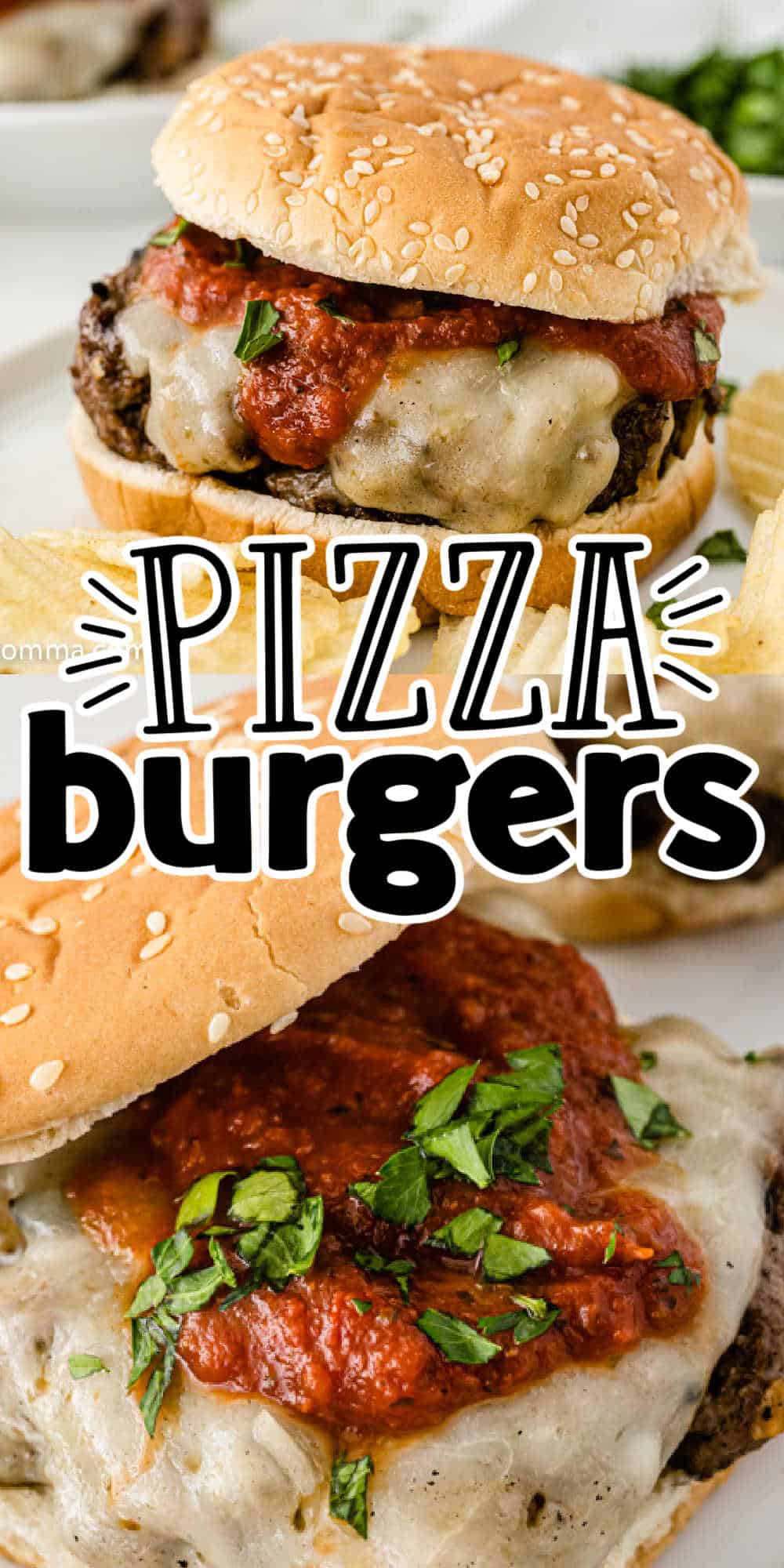 The Best Pizza Burger Recipe • MidgetMomma