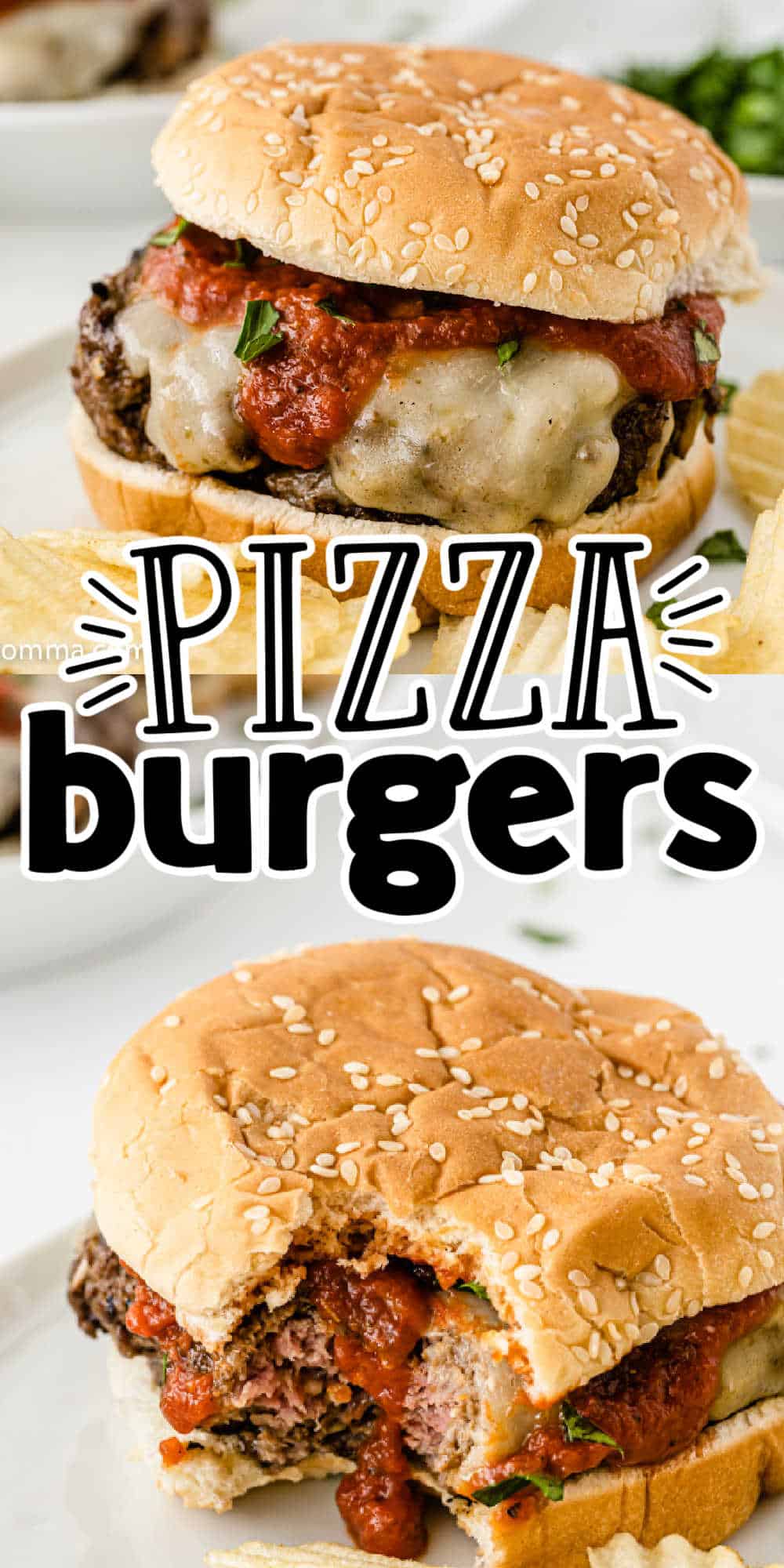 The Best Pizza Burger Recipe • MidgetMomma