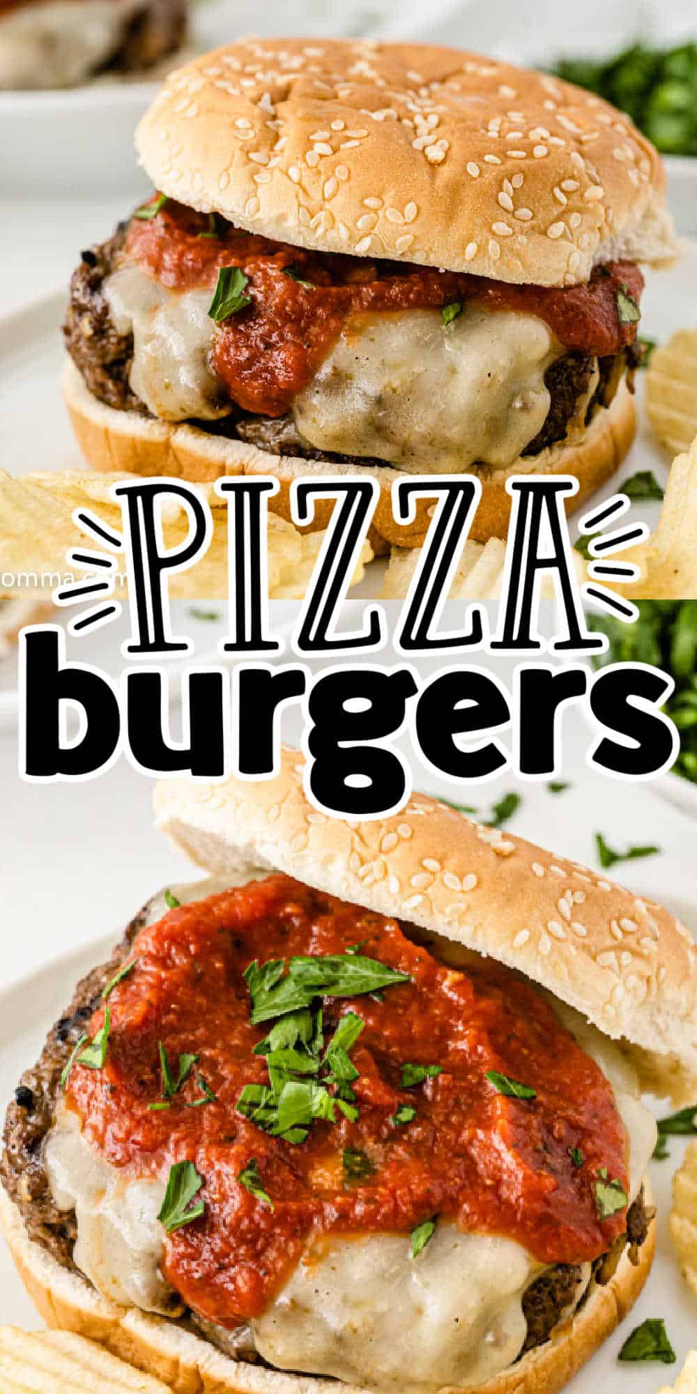 The Best Pizza Burger Recipe • MidgetMomma