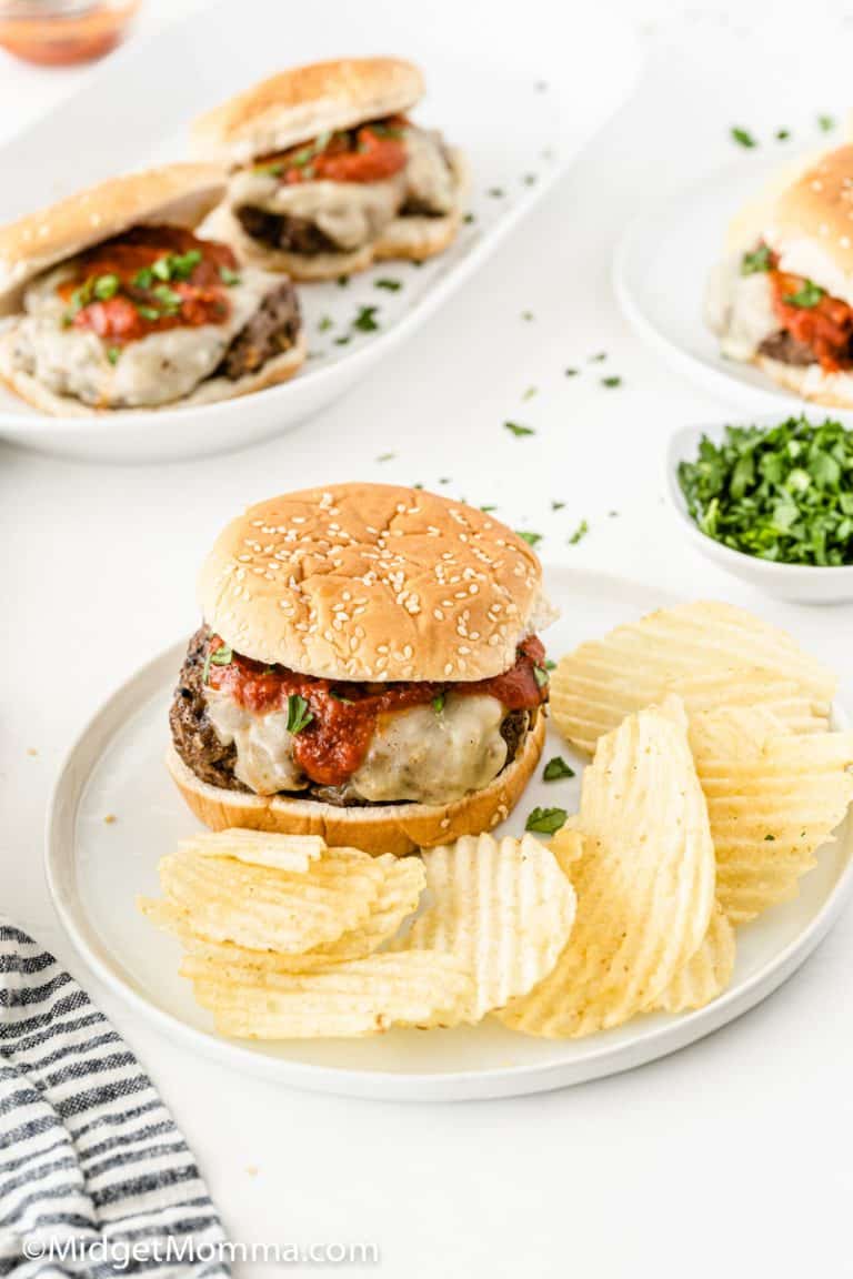 The Best Pizza Burger Recipe • MidgetMomma