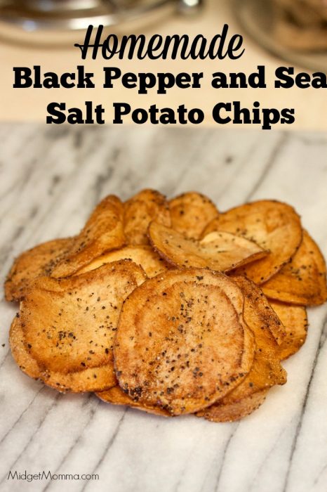 Black Pepper And Sea Salt Potato Chips MidgetMomma