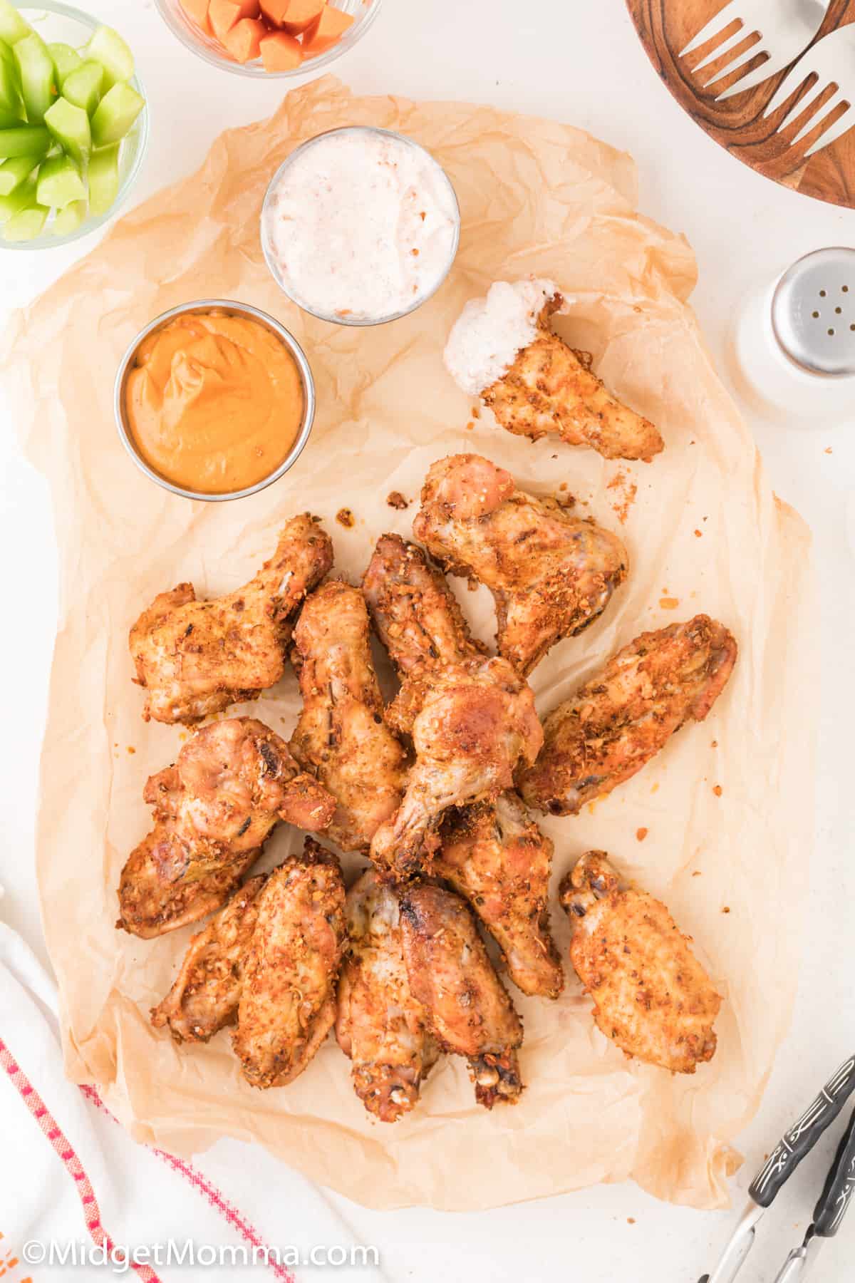 Cajun chicken wings