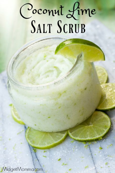 coconut lime salt scrub