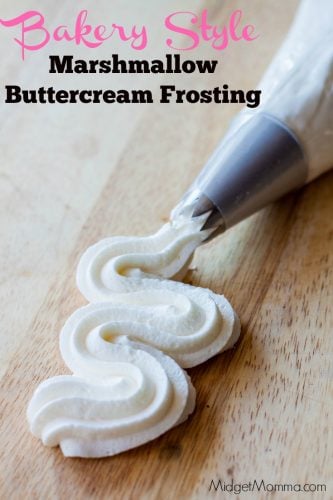 Marshmallow Buttercream cupcake frosting