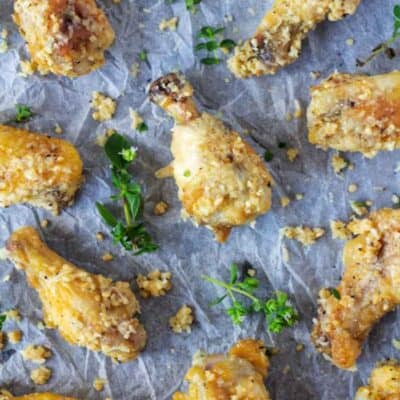 Parmesan Chicken Wings