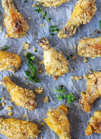 Parmesan Chicken Wings