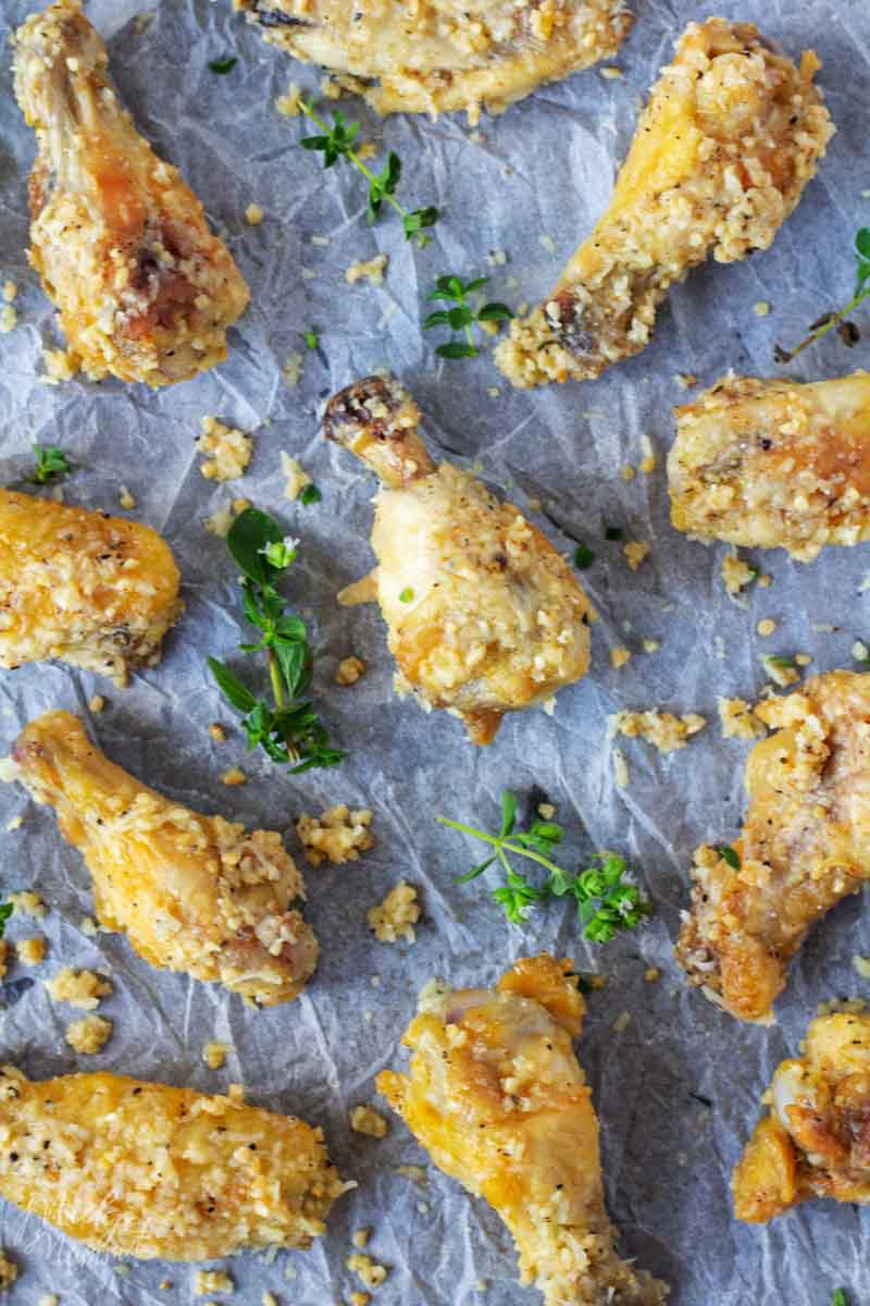 Parmesan Chicken Wings