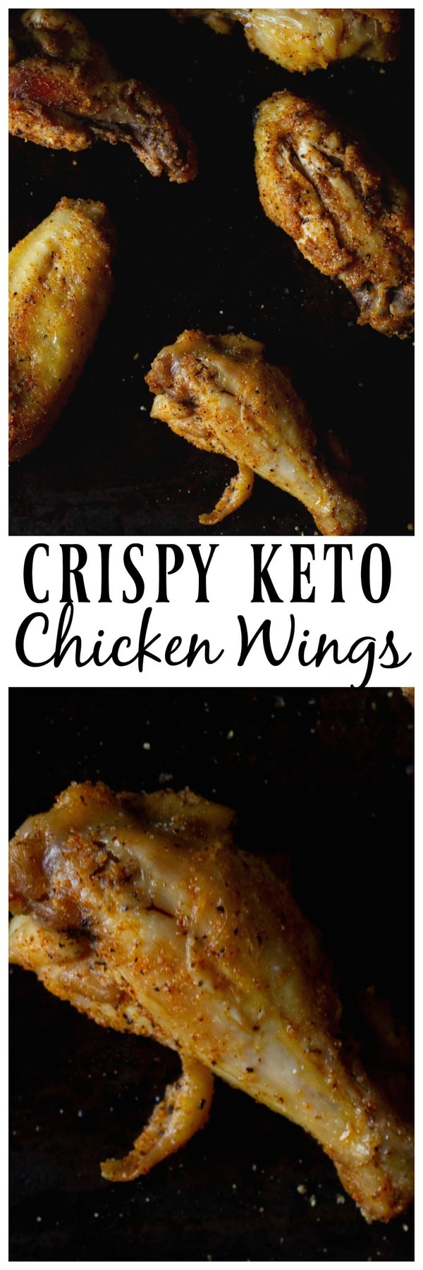 These Cajun chicken wings taste like fried wings but no frying needed! They are the perfect chicken wing! #Chicken #ChickenWing #LowCarb #Keto #BakedChickenWing #Cajun