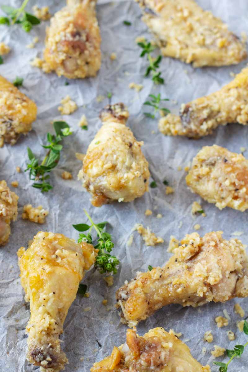 parmesan chicken wings recipe