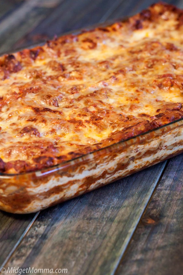 The BEST Homemade Lasagna Recipe • MidgetMomma