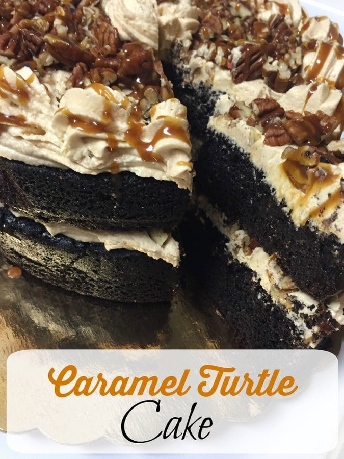 Caramel Turtle Cake • MidgetMomma Caramel Turtle Cake • MidgetMomma