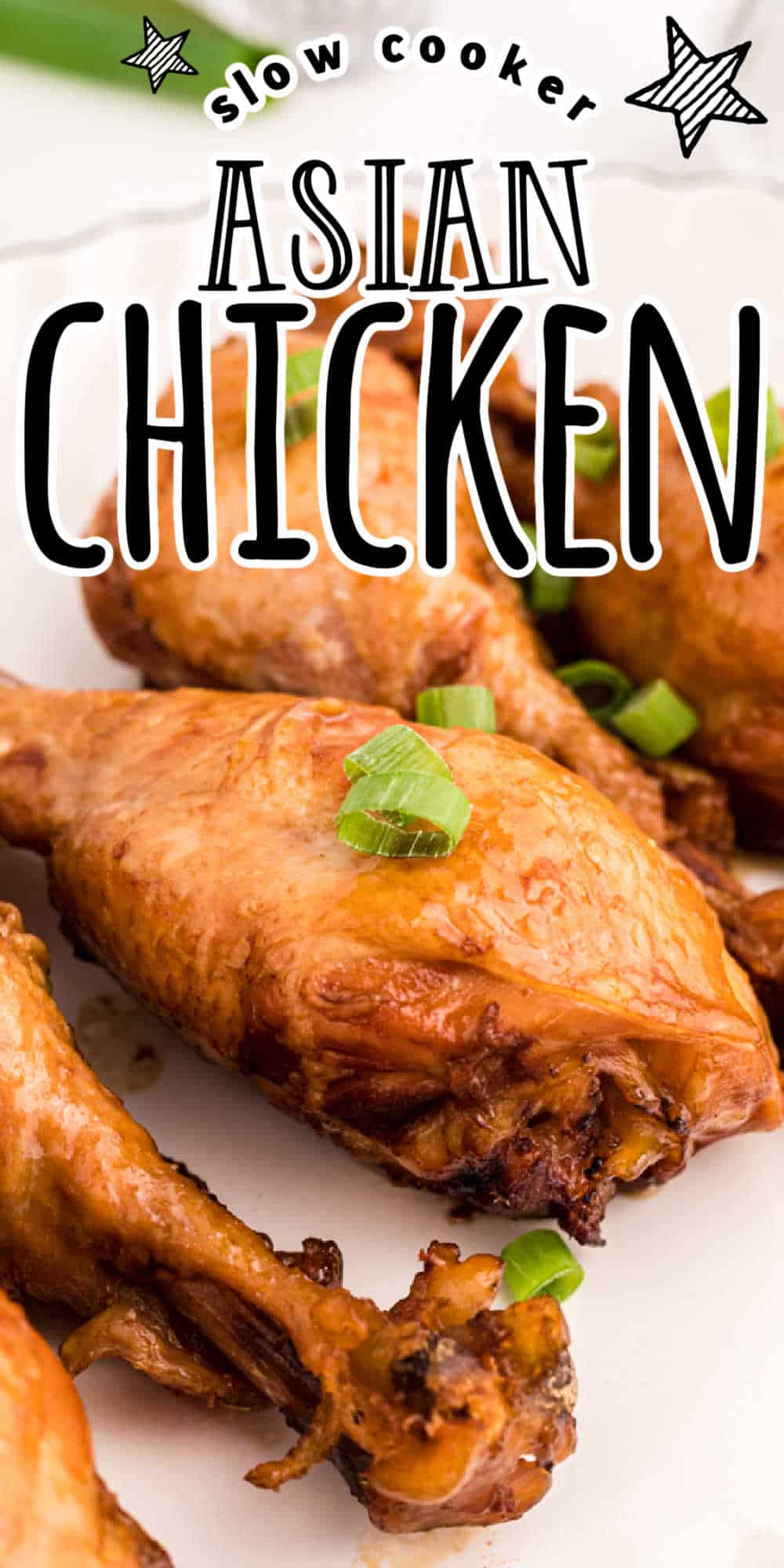 Slow Cooker Asian Chicken Legs • MidgetMomma