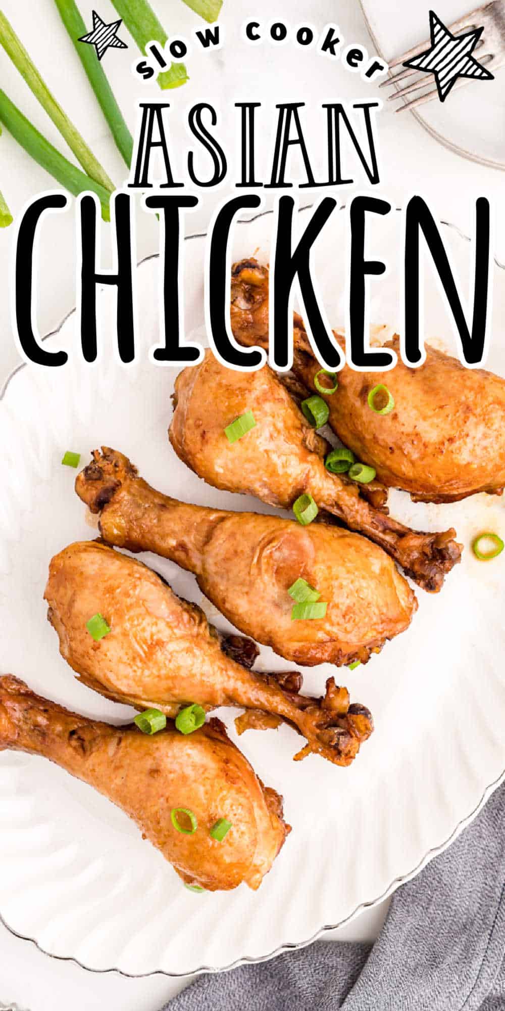 Slow Cooker Asian Chicken Legs • MidgetMomma