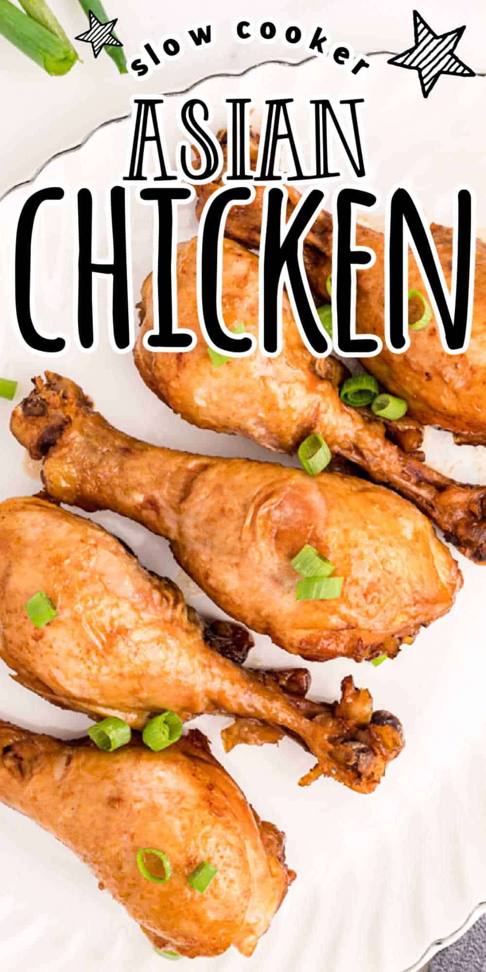 Slow Cooker Asian Chicken Legs • MidgetMomma