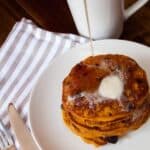 Pumpkin Chocolate Chip Pancakes
